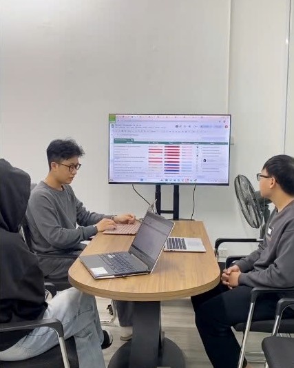 Infinilab team in a strategy meeting